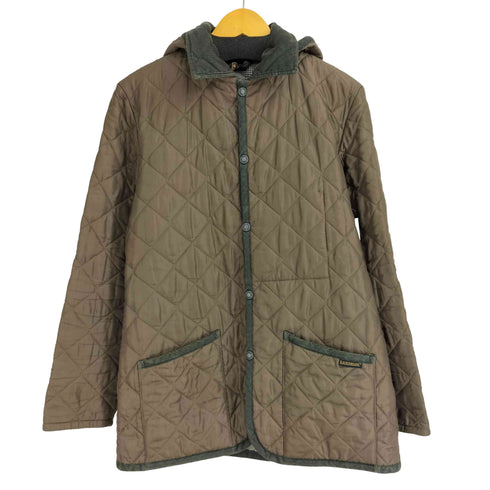 ラベンハム LAVENHAM フード付 襟コーデュロイ キルティングジャケット メンズ UK:36