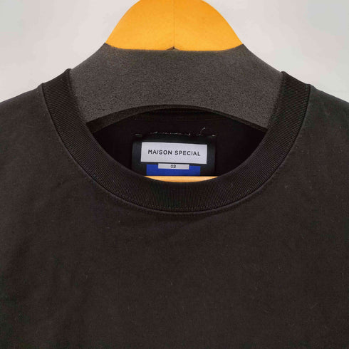 メゾンスペシャル MAISON SPECIAL Prime-Over Smashing Light Punch Crew Neck Long Sleeve T-Shirt メンズ 2