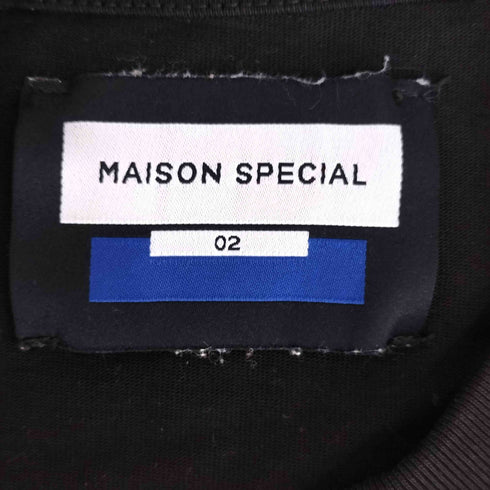 メゾンスペシャル MAISON SPECIAL Prime-Over Smashing Light Punch Crew Neck Long Sleeve T-Shirt メンズ 2