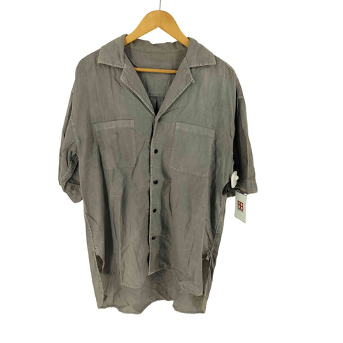 ヨーコサカモト YOKO SAKAMOTO OPEN COLLAR SHIRT メンズ M