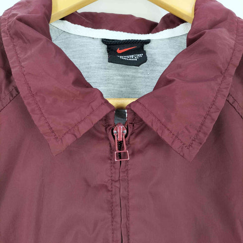 ナイキ NIKE 90S~00S 黒タグ スウッシュ ナイロン ジップジャケット メンズ XL (16-18)