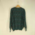 TRADER BAY USA製 90S 総柄 アクリル混 コットン ニット メンズ import:XL