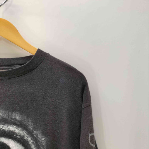 アルスタイル alstyle 00S ボディ USA製 目 アイ 両面 プリント US ロック メタル バンド L/S Tシャツ カットソー ロンT 2004 来日 ライブ メンズ import:M
