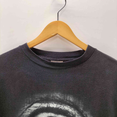 アルスタイル alstyle 00S ボディ USA製 目 アイ 両面 プリント US ロック メタル バンド L/S Tシャツ カットソー ロンT 2004 来日 ライブ メンズ import:M