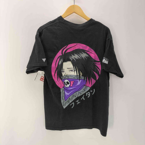 HYPLAND S/S スカル ドクロ アニメ キャラクター 両面 プリント Tシャツ メンズ import:XL