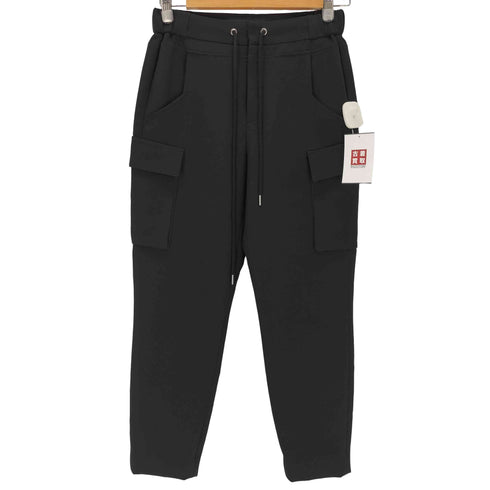 SYSORUS} リブ付き ポリエステルカーゴパンツ レディース 38