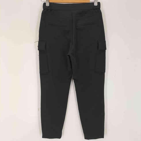 SYSORUS} リブ付き ポリエステルカーゴパンツ レディース 38