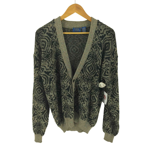 cambridge classics 総柄ウール混カーディガン メンズ import:M