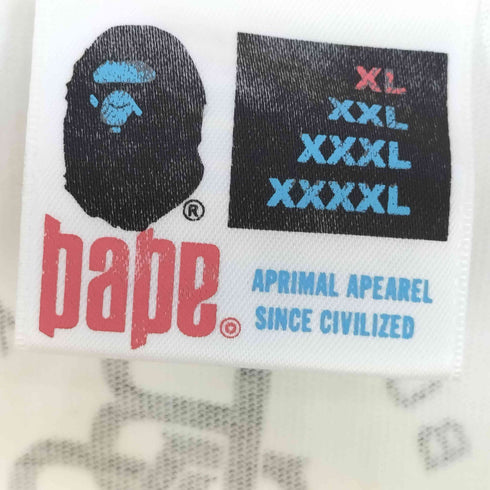 アベイシングエイプ A BATHING APE 袖裾シングル 2006 サッカー メキシコ国旗 クルーネックTシャツ メンズ import:XL