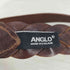 ANGLO 本革 メッシュ切替 バックルベルト メンズ 80