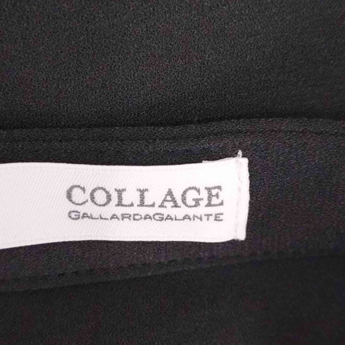 コラージュガリャルダガランテ COLLAGE GALLARDAGALANTE サイドプリーツジョーゼットブラウス レディース FREE