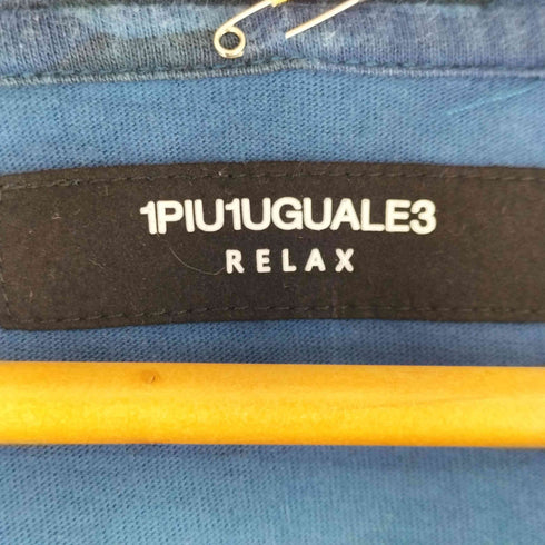 ウノピゥウノウグァーレトレリラックス 1PIU1UGUALE3 RELAX 迷彩柄 Vネック S/S カットソー メンズ import:M