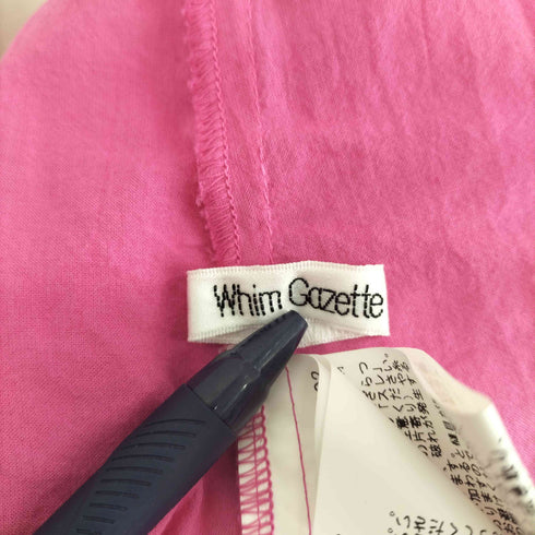 ウィムガゼット Whim Gazette オーバーシャツワンピ レディース 38