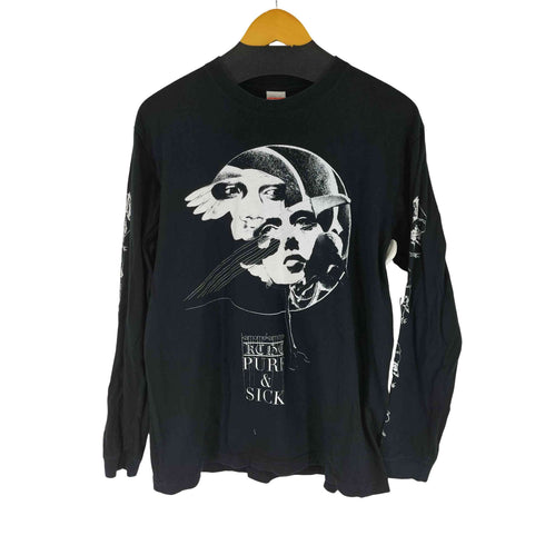 ユナイテッドアスレ UNITED ATHLE 顔デザインプリント L/S カットソー メンズ import:L