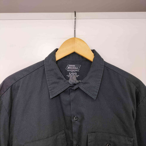 ディッキーズ Dickies TCツイル S/S ワークシャツ メンズ import:L