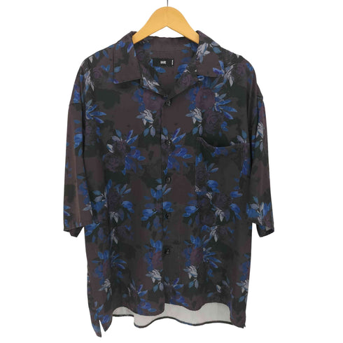 ハレ HARE フラワー パターン 総柄 S/S シャツ メンズ import:M