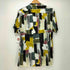 ザラ ZARA レーヨン100 総柄 オープンカラー S/S シャツ メンズ import:M