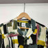 ザラ ZARA レーヨン100 総柄 オープンカラー S/S シャツ メンズ import:M