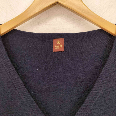 タケオキクチ TAKEO KIKUCHI cashmere カシミヤ100% カーディガン メンズ JPN:3