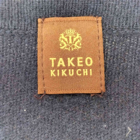 タケオキクチ TAKEO KIKUCHI cashmere カシミヤ100% カーディガン メンズ JPN:3