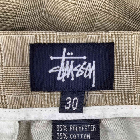 ステューシー Stussy 90S 紺タグ チェックショーツ メンズ US:30-31