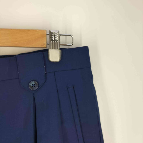 SUPER 150S WOOL 2タック ワイドスラックス メンズ