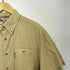コロンビア Columbia 00s コットン ポリ チェック ボタンダウン S/S シャツ メンズ import:M