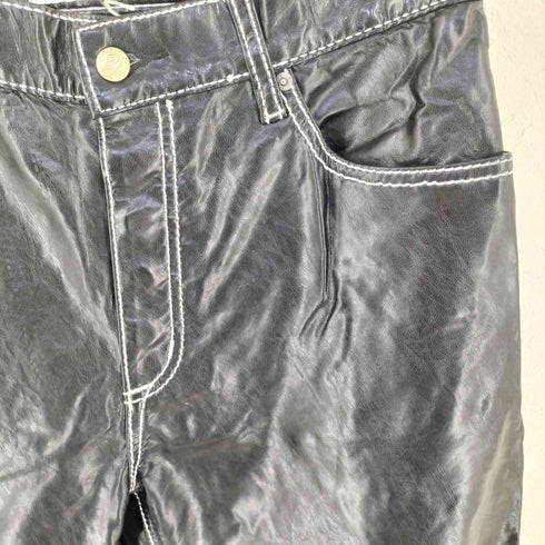 エイティーズ EYTYS Benz フェイクレザーホワイトステッチパンツ メンズ 30/32
