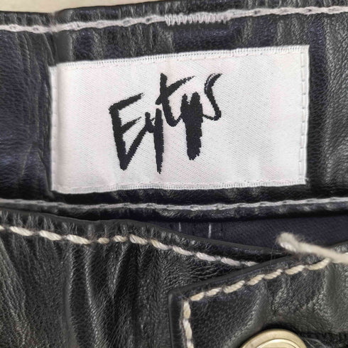エイティーズ EYTYS Benz フェイクレザーホワイトステッチパンツ メンズ 30/32