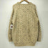 OCEAN VIEW アイルランド製 ウール100 ネップ フィッシャーマンニット アランニット メンズ import:XL