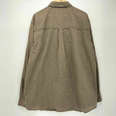 チャップス CHAPS コットン ポリ チェック ボタンダウン L/S シャツ メンズ import:L