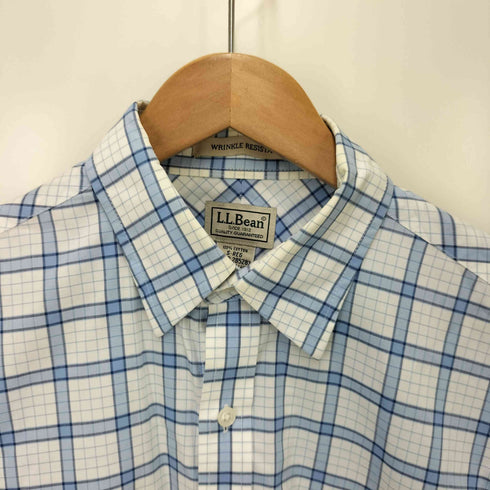 エルエルビーン L.L.Bean WRINKLE RESISTANT チェックシャツ メンズ import:S