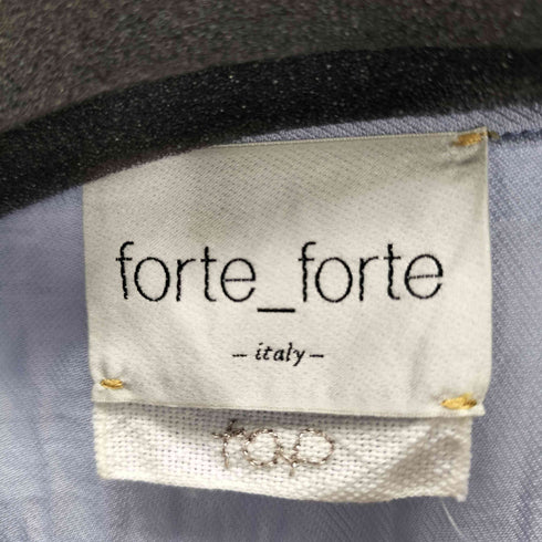 フォルテフォルテ forte forte イタリア製 半袖ブラウス レディース 1