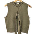 タン TAN 25AW CASHMERE STRIPED KNIT VEST WITH LONG SCARF レディース FREE