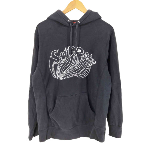 シュプリーム Supreme 15SS DANIEL JOHNSTON LOGO HOODED SWEATSHIRT メンズ import:L