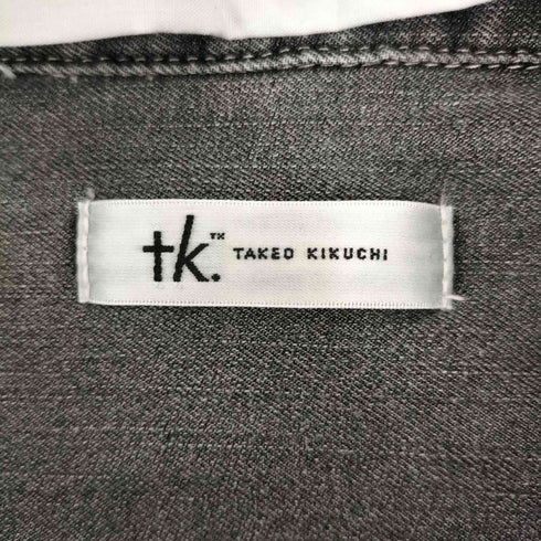 ティーケータケオキクチ tk. TAKEO KIKUCHI 2WAY フード付デニムシャツ メンズ L