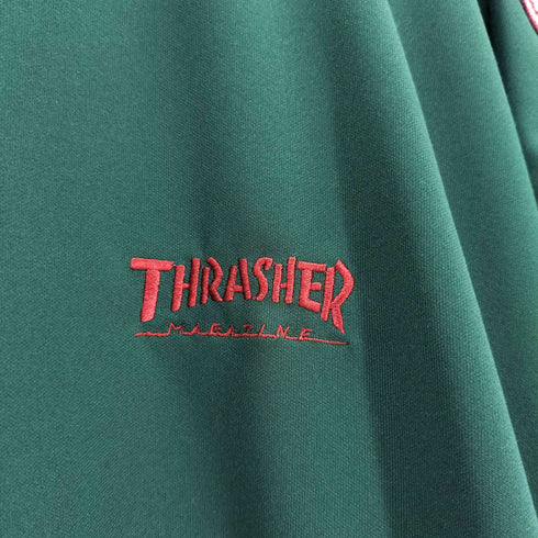 スラッシャー THRASHER ワンポイントロゴ刺繍 トラックジャケット メンズ M