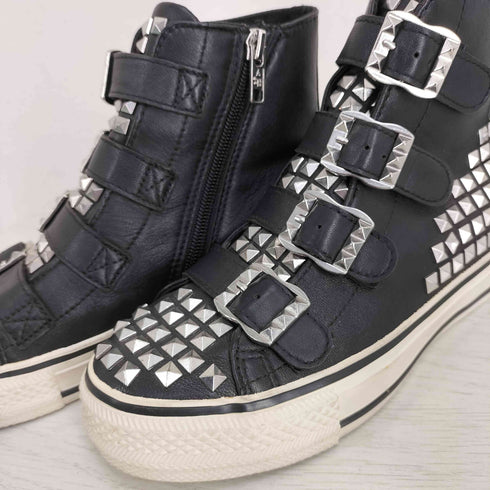 アッシュ ASH スタッズ装飾 ハイカットスニーカー レディース EUR:35