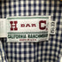 エイチバーシー H BAR C 70S USA製 ギンガムチェック L/S ウエスタン シャツ メンズ 15 1/2 33
