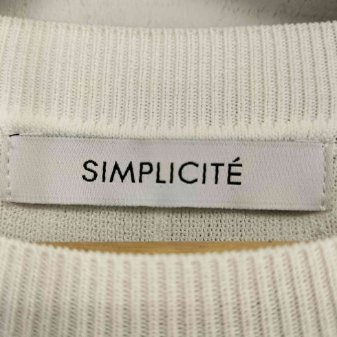 シンプリシテェ SIMPLICITE ソウバリ半袖プルオーバー レディース