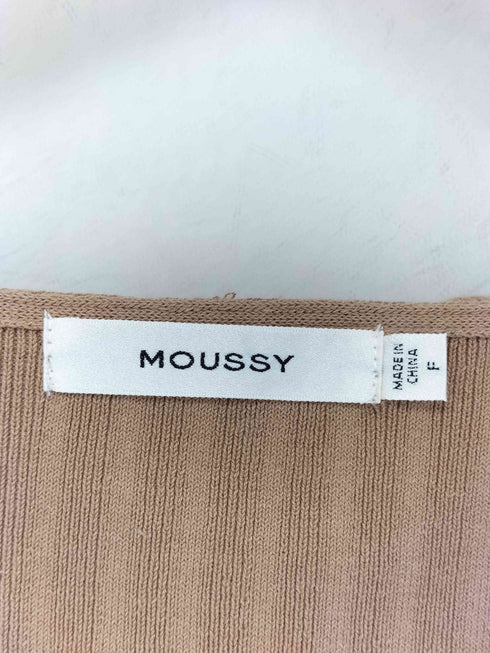 マウジー moussy RIB FRILL L/S カーディガン レディース FREE