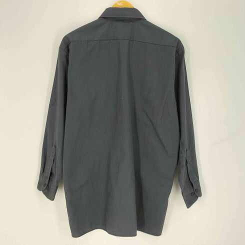 ディッキーズ Dickies 企業ワッペン L/S ワークシャツ メンズ import:M