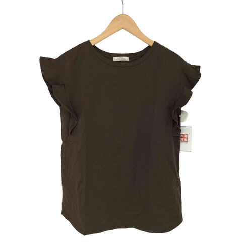 ジャーナルスタンダードレリューム JOURNAL STANDARD relume フリルスリーブTシャツ レディース