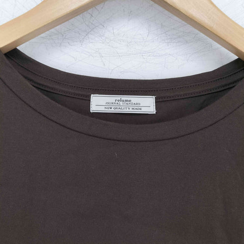 ジャーナルスタンダードレリューム JOURNAL STANDARD relume フリルスリーブTシャツ レディース