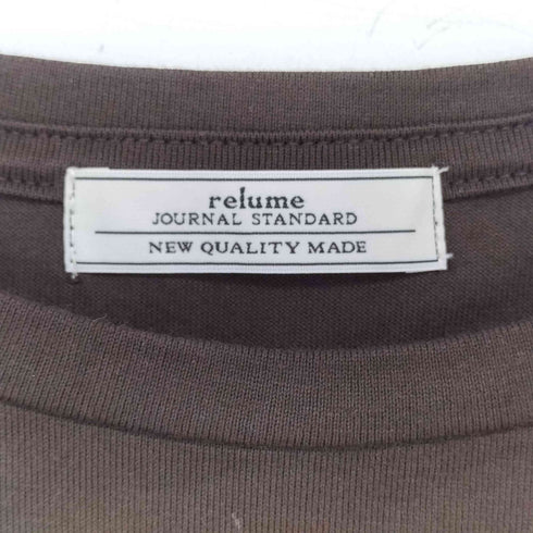 ジャーナルスタンダードレリューム JOURNAL STANDARD relume フリルスリーブTシャツ レディース
