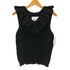 Crinkle Crinkle Crinkle hand knit ruffle vest ハンドニット ラッフルベスト レディース FREE