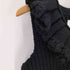 Crinkle Crinkle Crinkle hand knit ruffle vest ハンドニット ラッフルベスト レディース FREE