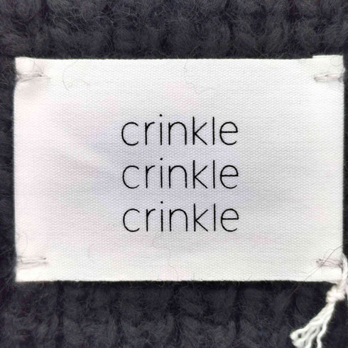 Crinkle Crinkle Crinkle hand knit ruffle vest ハンドニット ラッフルベスト レディース FREE