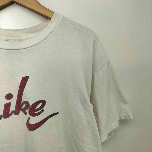 ナイキ NIKE 90s 白タグ 筆記体ロゴ プリント S/S Tシャツ メンズ import:M