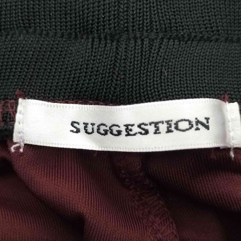 サジェスション Suggestion ウェスト配色サイドラインジャージーパンツ メンズ L
